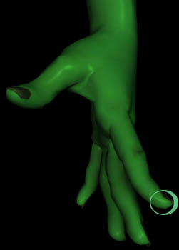 transponder am zeigefinger